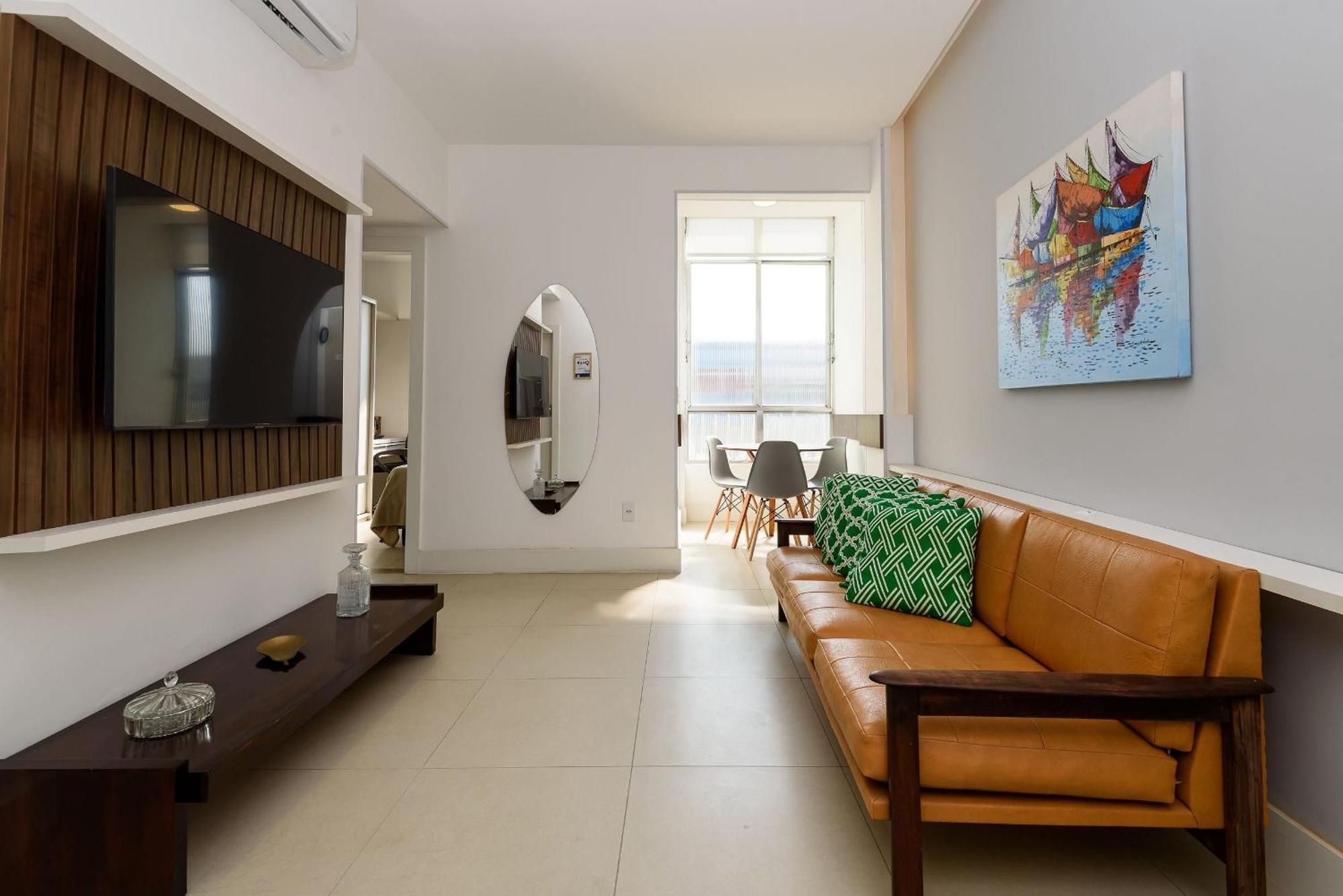 1qto A 120m Da De Copacabana | Nsc 1229/1201 Apartemen Rio de Janeiro
